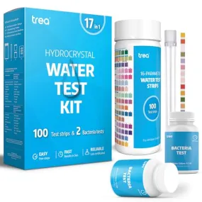 16 in 1 Drinking Water Test Kit - Comprehensive Water Quality Analysis Includes pH, Hardness, Chlorine, Fluoride, Lead, Iron, Copper for Home Tap and Well Water