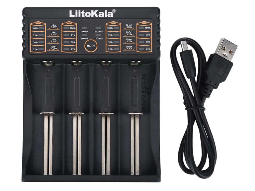 18650 Battery Charger Smart Charger Aa/Aaa Rechargeable Battery Charger