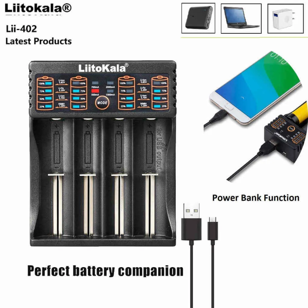 18650 Battery Charger Smart Charger Aa/Aaa Rechargeable Battery Charger