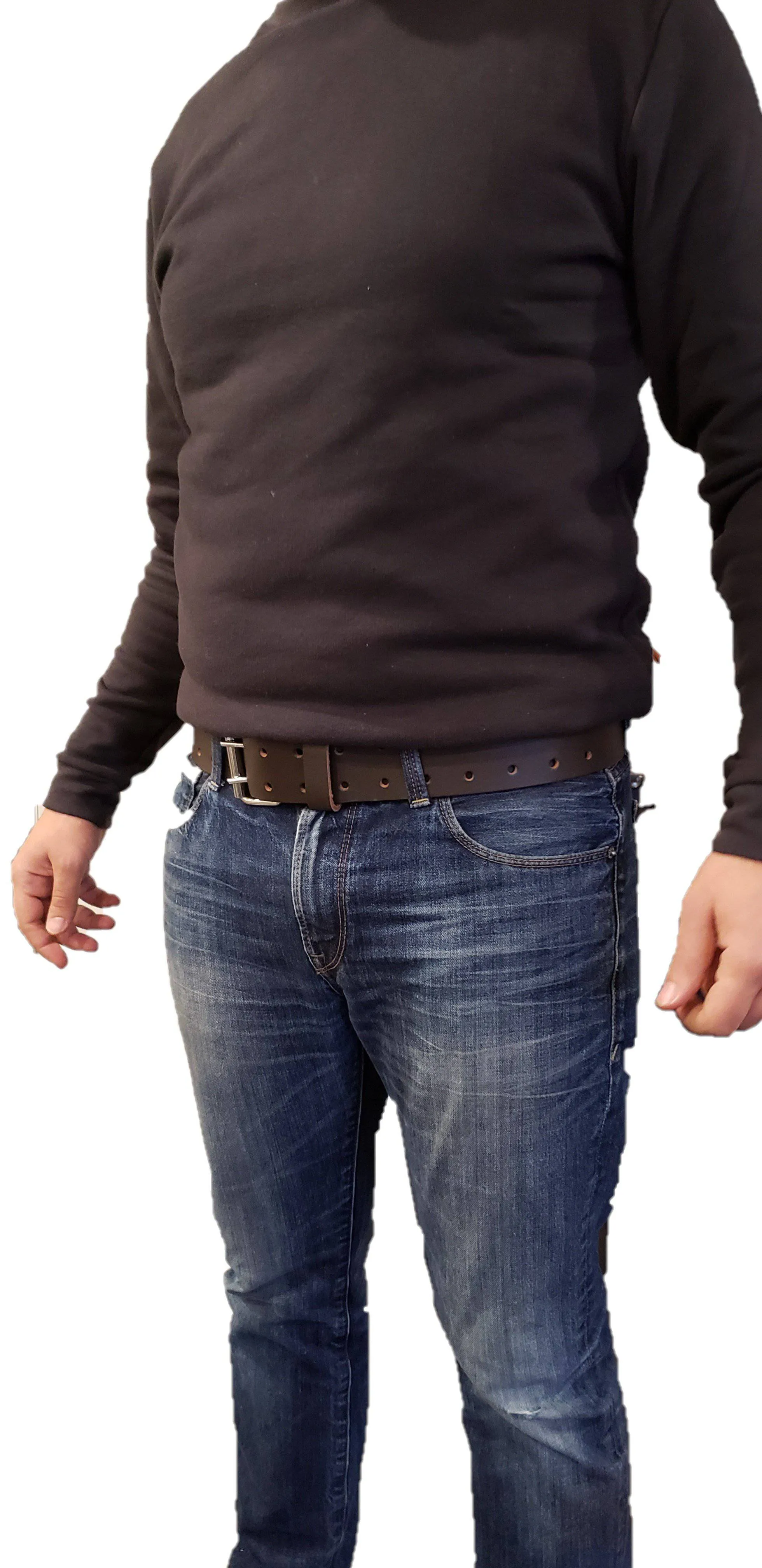 2-Inch Leather Tool Belt for Tool Pouches & Bags -  30" to 46"