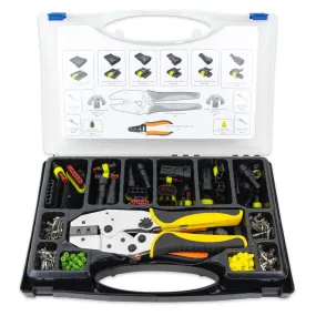 236pc 1.5 Superseal Terminal Ratcheting Crimping Tool & Connector Kit