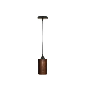 4" Copper Round Cylinder Pendant Light