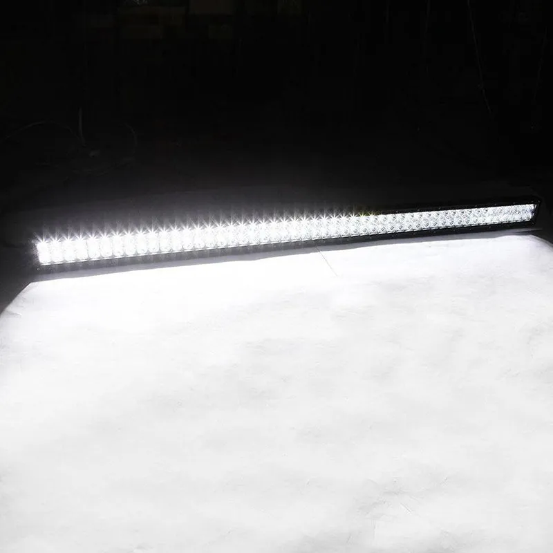50'' Light Bar & 2 Pods Work Lights & All Brackets Kit for 1997-2006 Jeep Wrangler TJ
