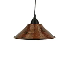 9" Copper Cone Pendant Light