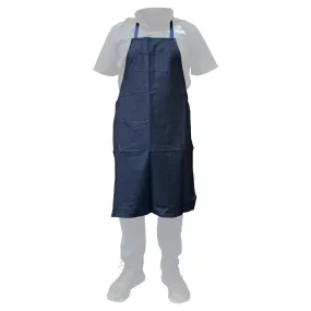 AA Denim Shop Apron, 24 x 36" Blue w/ 2 Pockets