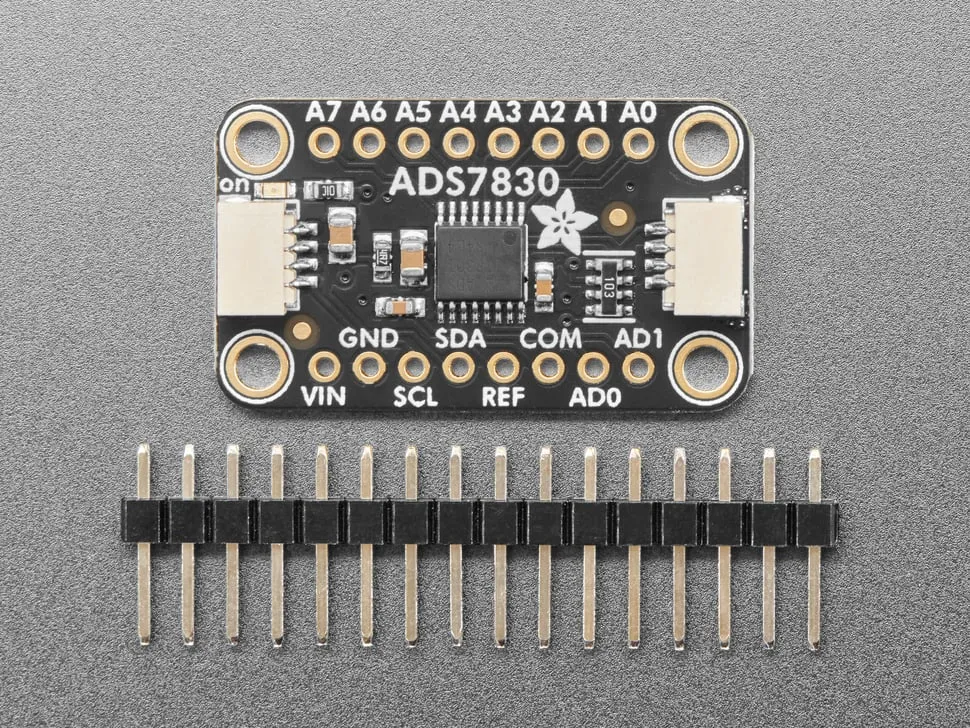 Adafruit ADS7830 8-Channel 8-Bit ADC with I2C