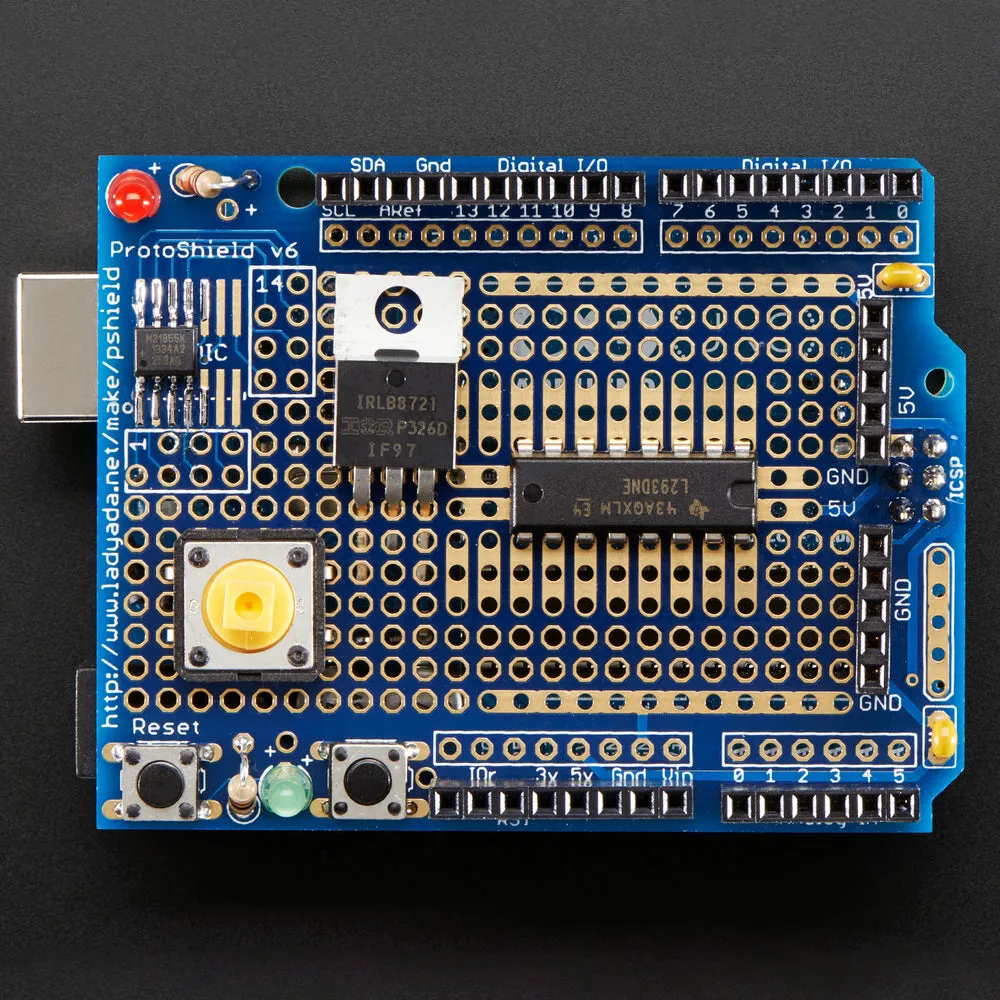 Adafruit Proto Shield for Arduino Unassembled Kit - Stackable - Version R3