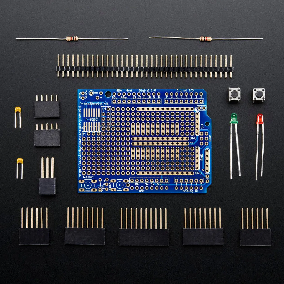 Adafruit Proto Shield for Arduino Unassembled Kit - Stackable - Version R3