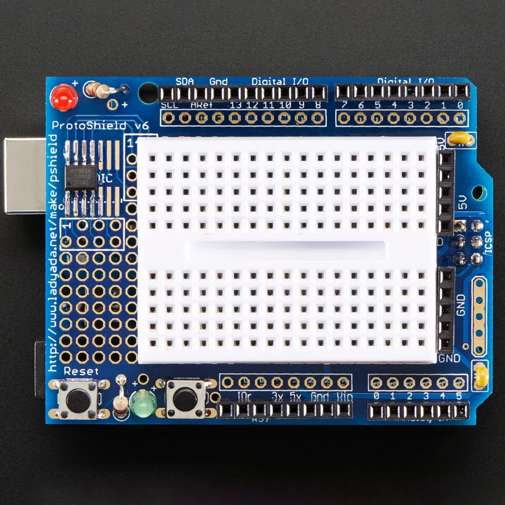 Adafruit Proto Shield for Arduino Unassembled Kit - Stackable - Version R3
