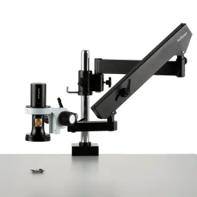 AmScope DM756 Series 8.3MP USB All-in-One Digital Microscope with Zoom Optics on Articulating Arm with Pillar