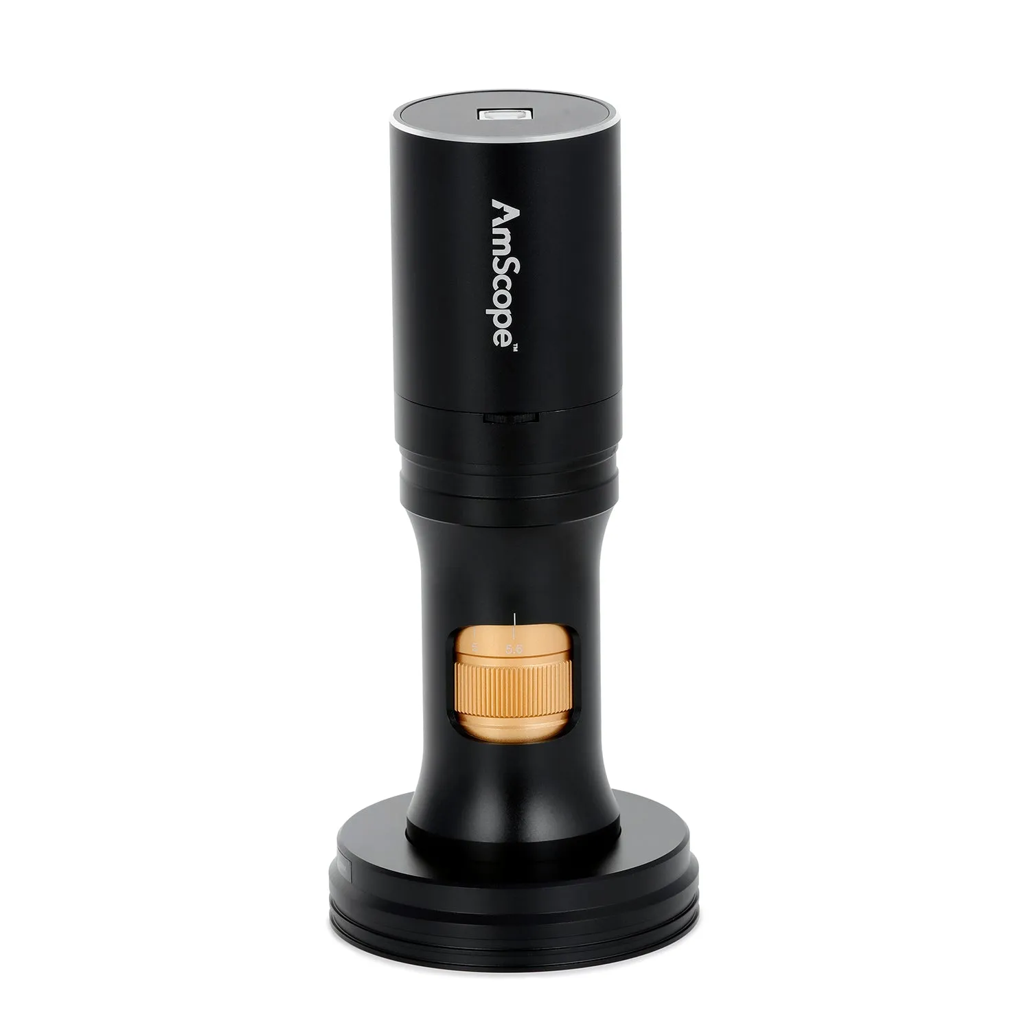 AmScope DM756 Series 8.3MP USB All-in-One Digital Microscope with Zoom Optics on Articulating Arm with Pillar