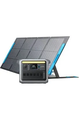Anker SOLIX C1000X Portable Solar Generator Kit - With Anker 200W Solar Panel