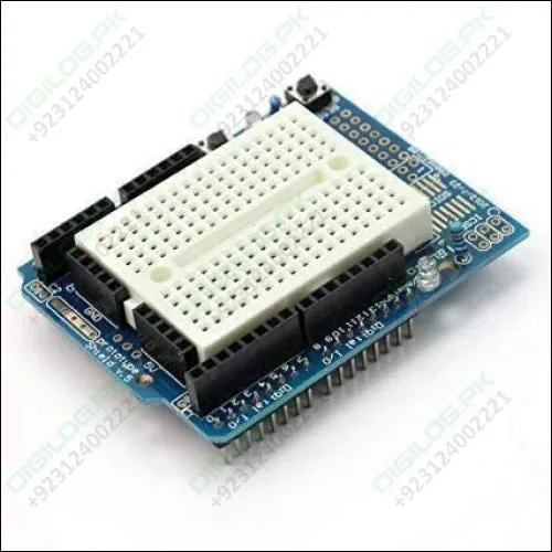Arduino Uno Proto Shield With Syb-170 Mini Breadboard In Pakistan
