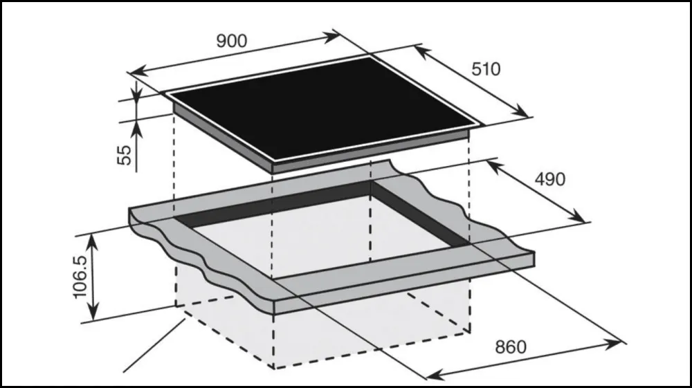 Baumatic Studio Solari BSIH95 90cm Induction Cooktop