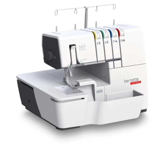 Bernette by BERNINA Airlock b64 Pro Series Automatic Air Threading Overlocker - Ex Display