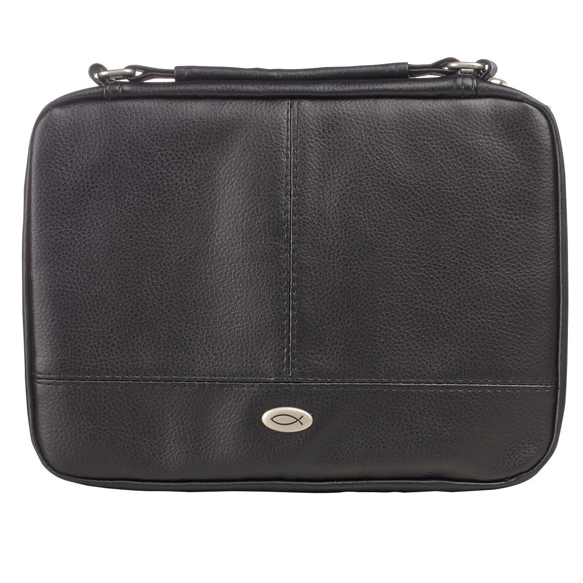 Bible Case: Faux Leather, Black, XL