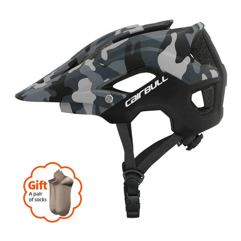 Bike Cap Bicycle Safety Sport TT Cycling Helmet With Visor MTB Mountain Integrally-Molded Specialized Trail Helmet For Women Men
