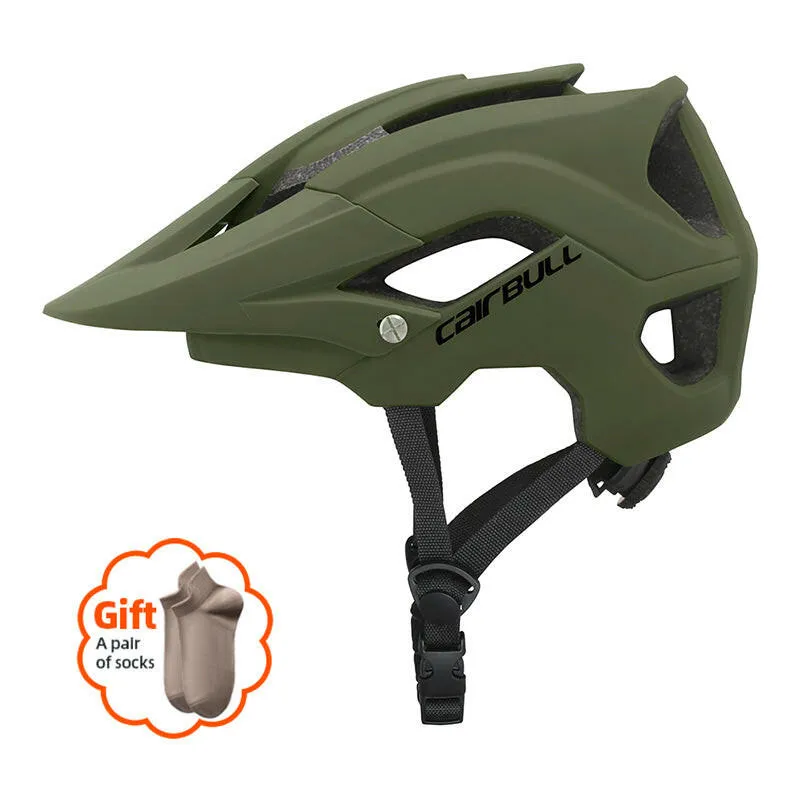 Bike Cap Bicycle Safety Sport TT Cycling Helmet With Visor MTB Mountain Integrally-Molded Specialized Trail Helmet For Women Men