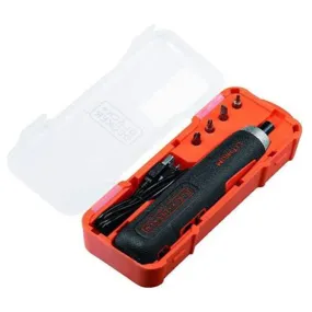 Black & Decker 3.6V Screw Driver Kits 4 Accessories BD40K4