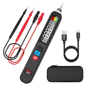 BSIDE Smart Digital Multimeter Pen-Type Electrical Tester, Rechargeable with Leakage Voltage Test, Measures VFC Capacitance Diode Frequency Continuity Resistance Duty Cycle DC AC Voltage