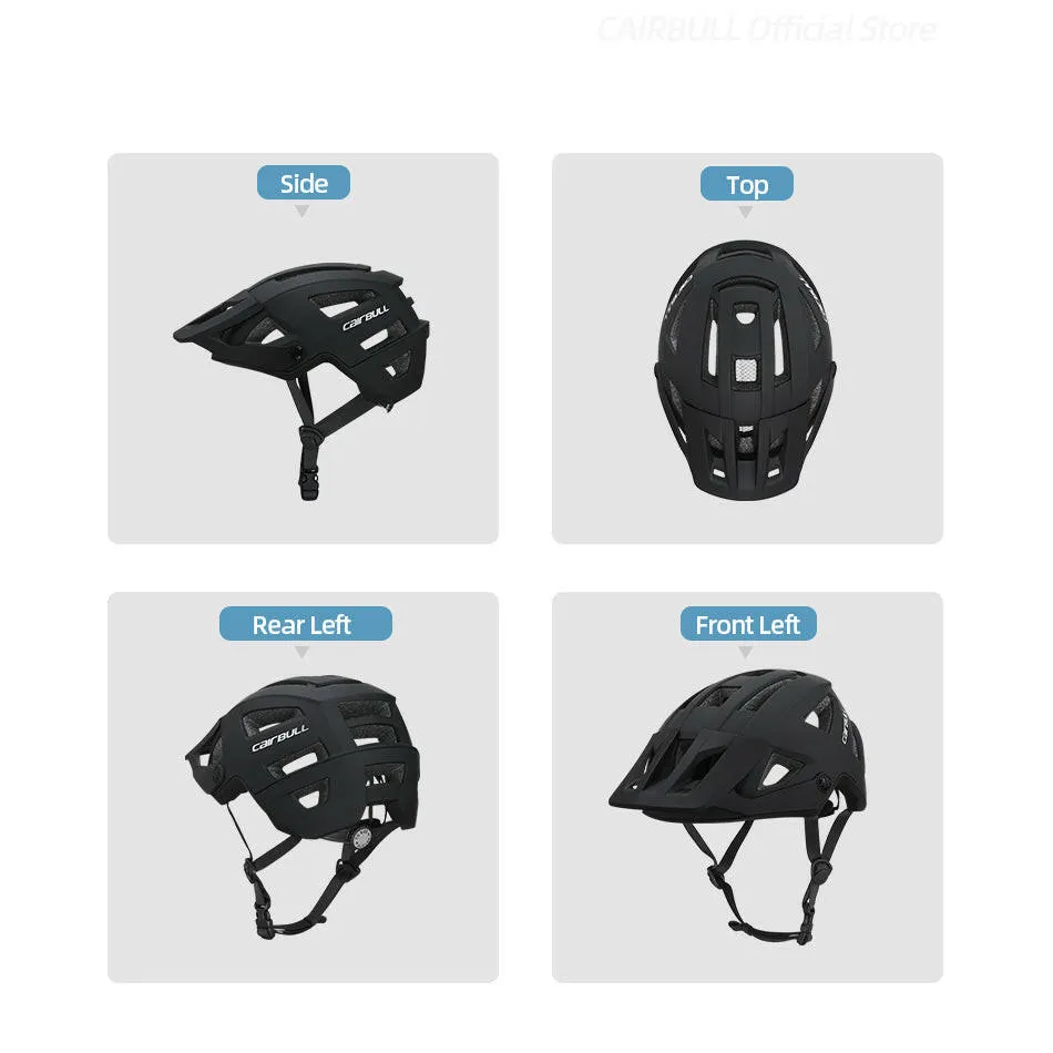 Cairbull Bicycl Helmet Light Weight 19 Vents Adjustable Visor Cycling Equipment for Trail/AM/MTB Riding Fashion Bike Helmets