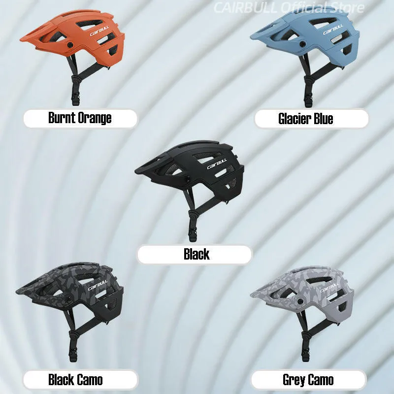 Cairbull Bicycl Helmet Light Weight 19 Vents Adjustable Visor Cycling Equipment for Trail/AM/MTB Riding Fashion Bike Helmets