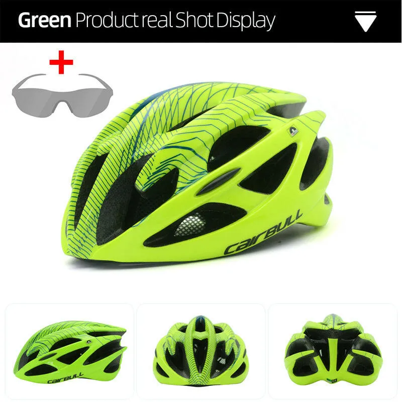 Cairbull Bike Helmet Road Cycling Safety Helmet Ultralight Integrally-Molded With Insect Net for Men Women Casco Bicicleta EPS