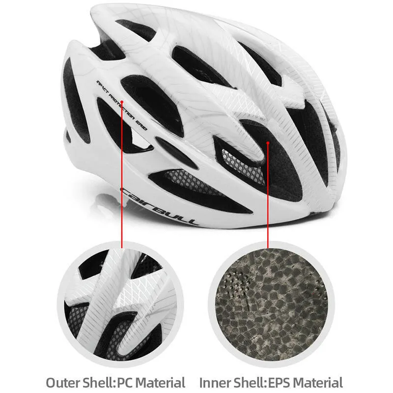 Cairbull Bike Helmet Road Cycling Safety Helmet Ultralight Integrally-Molded With Insect Net for Men Women Casco Bicicleta EPS