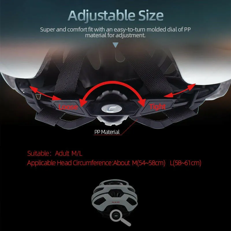 CAIRBULL Cycling Helmet for Man Woman Road Mtb Double EPS Structure Helmet Ultra-light Comfortable Breathable Safety Bike Helmet