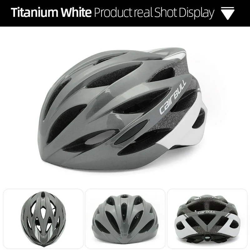 CAIRBULL Cycling Helmet Road Bike City Safety Helmets Super Light Sport Professional Ultralight Ventilated for Men Women EPS PC