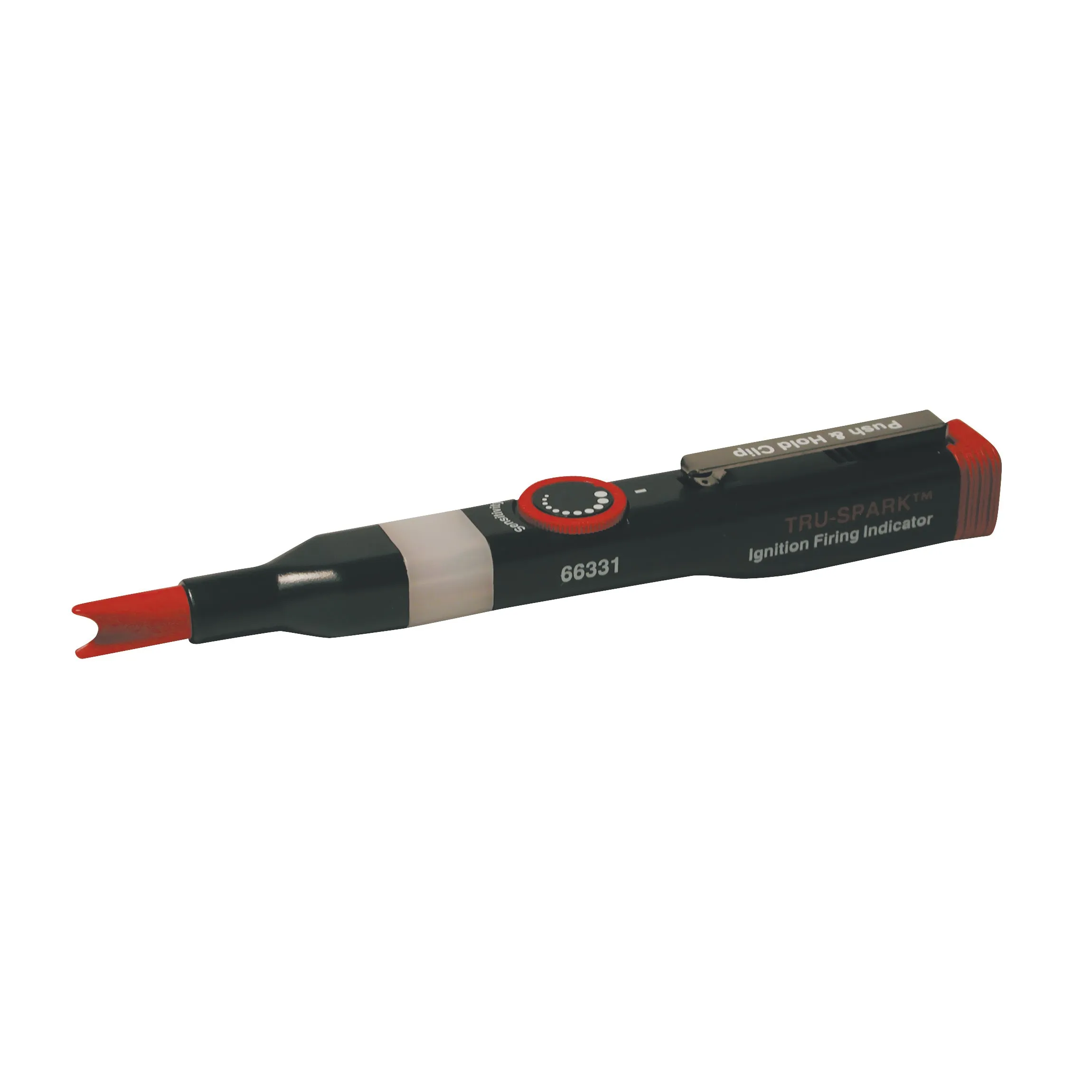 CALTERM Tru-Spark 66331 Ignition Firing Indicator with Pocket Clip, LED Display, Black