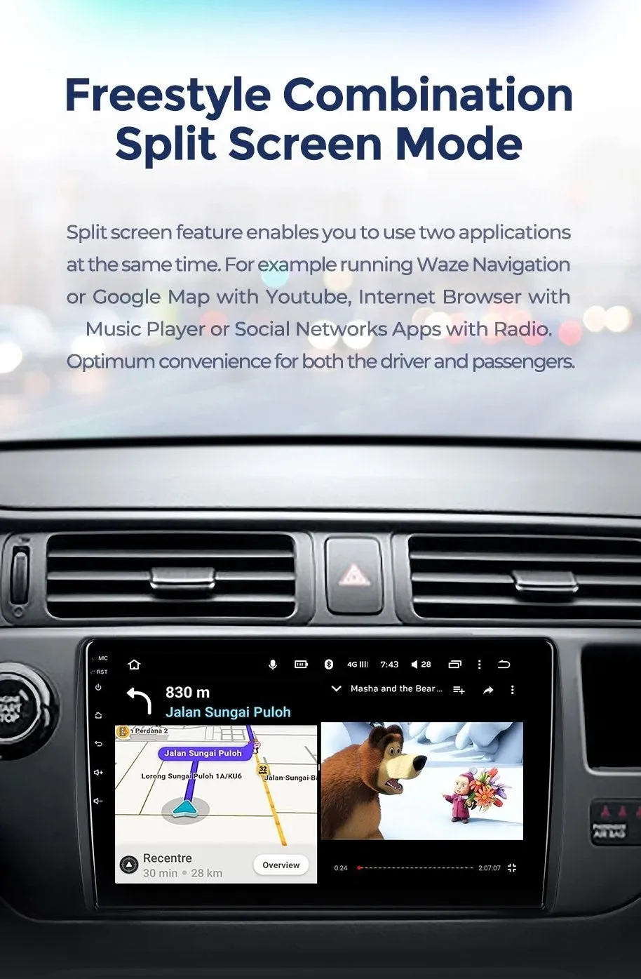 Car Dealz 10.2" Android 10.0 Mazda 6 2 3 GH 2007-2012 w CAM In Dash Plus OEM Fascia