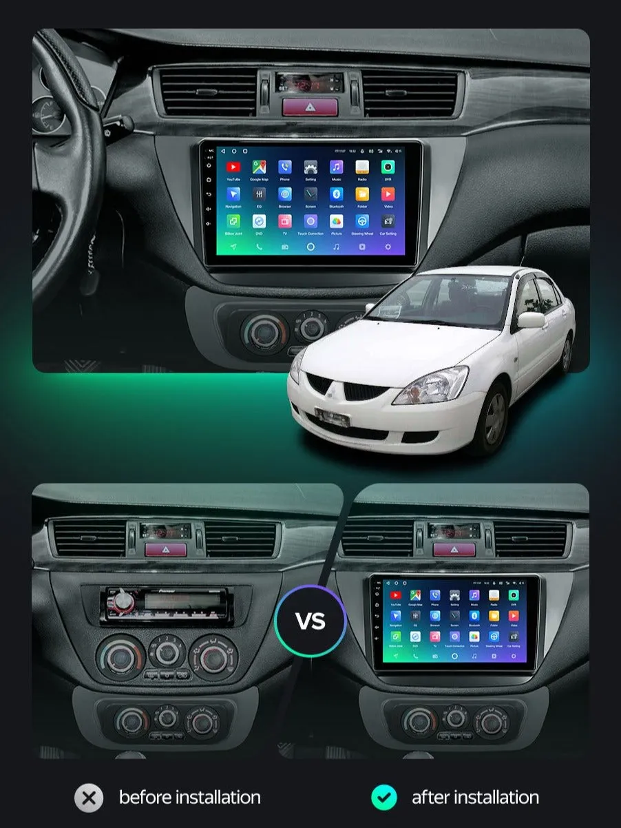 Car Dealz Premium Advanced 4G Data Model 10.2" Android 12.0 For Mitsubishi Lancer 9 CS 2000 - 2010