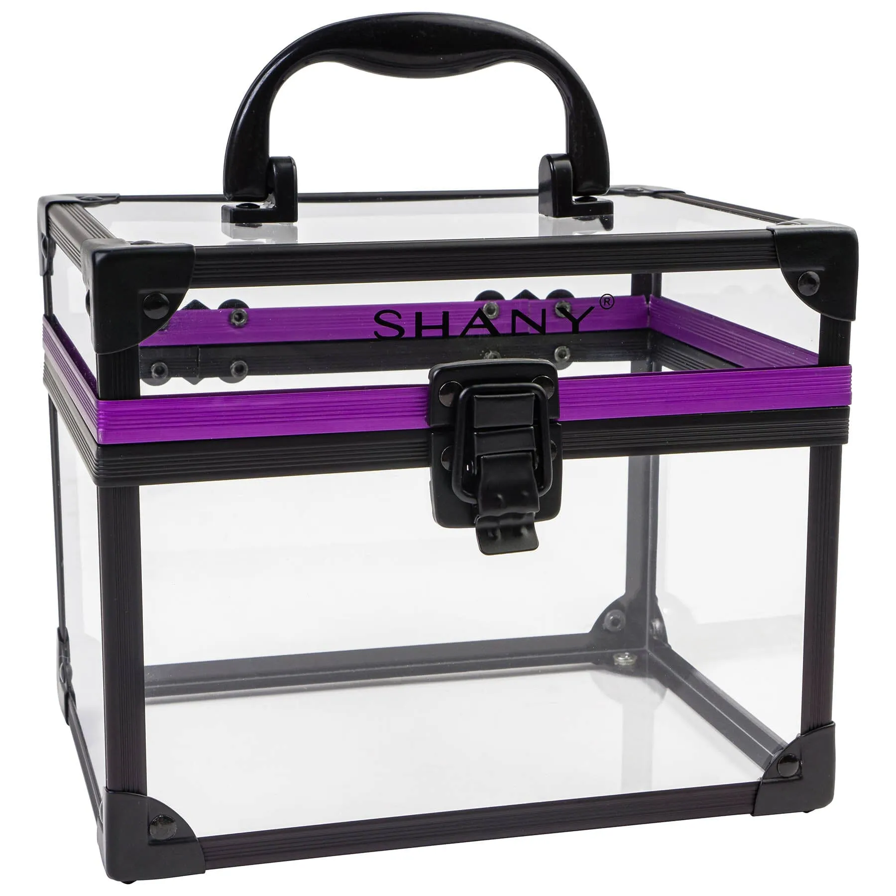 Clear Cosmetics and Toiletry Train Case