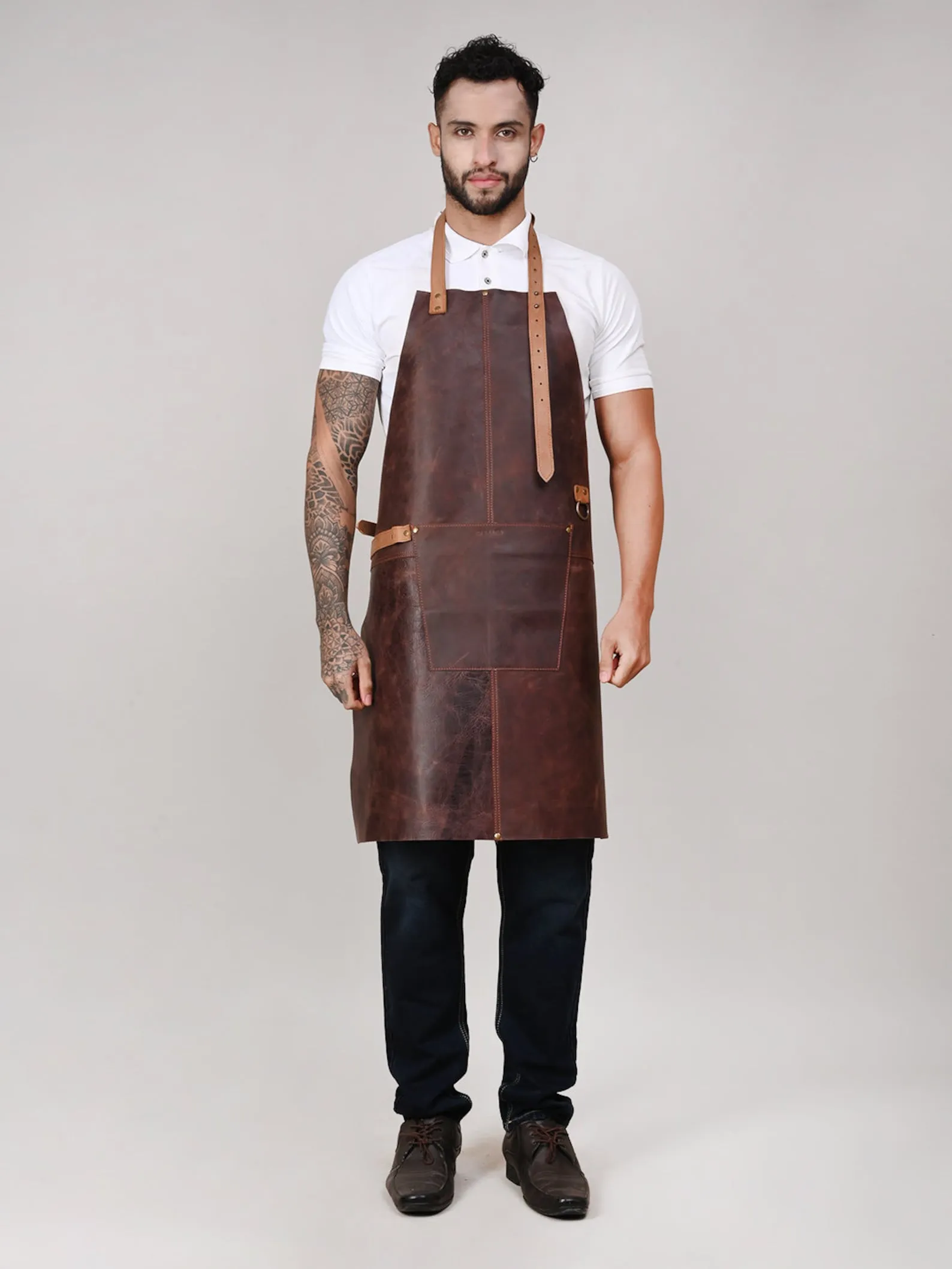 Cooking Apron Leather Genuine