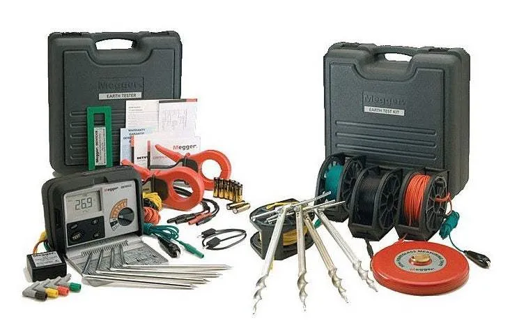 DET4TC2   Kit Megger Digital Ground Testers New