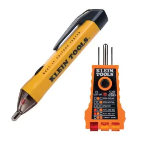 Digital Non-Contact Voltage and GFCI Receptacle Test Kit