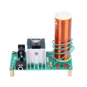 DIY Mini Tesla Coil Kit Module, Plasma Speaker Electronic Kit, 15W DC 15-24V 2A , Great Educational Toy