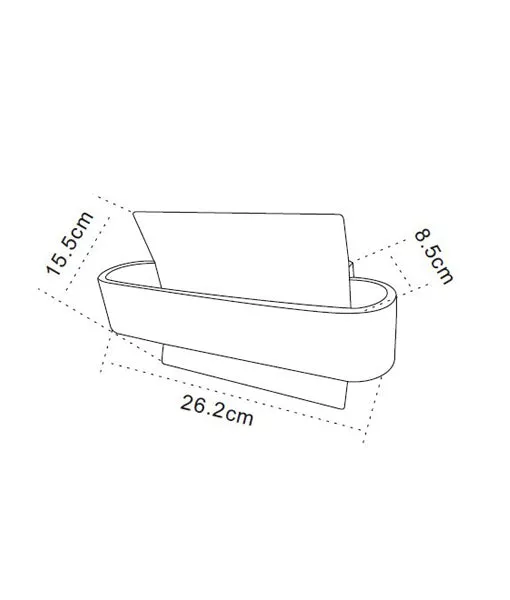 DUBAI: City Series LED Interior Matte White Curved Wall Light