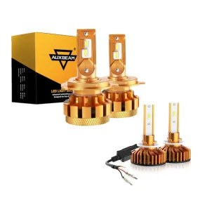 For 2000-2004 Ford Focus F-16 Plus Series Built-in Canbus Automotive Grade 14000LM LED Light Bulbs High Low Beam Bundle