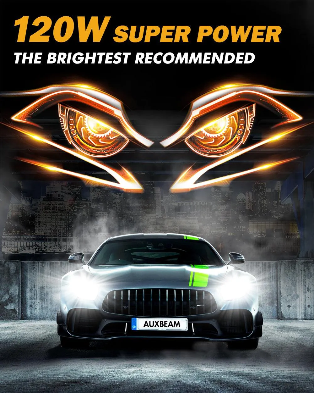 For 2001-2005 Toyota RAV4 H4 LED Headlight Bulbs Bundle