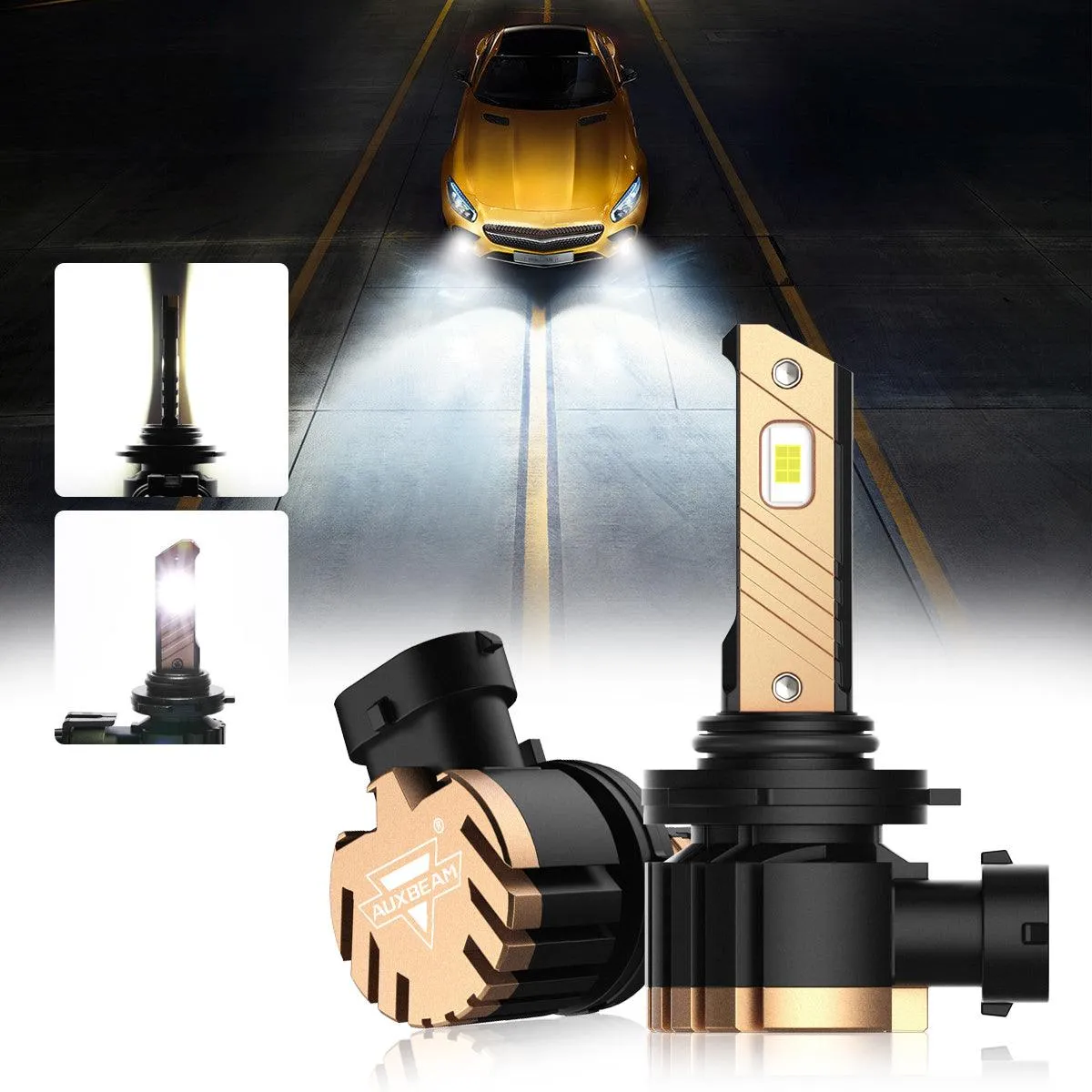 For 2001-2005 Toyota RAV4 H4 LED Headlight Bulbs Bundle