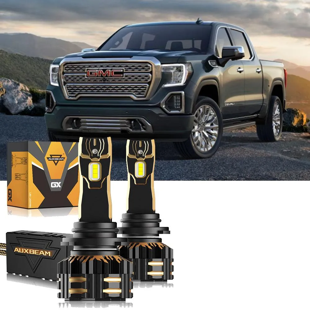 For 2003-2006 GMC Sierra 1500 9005 9006 LED Headlight Bulbs Bundle