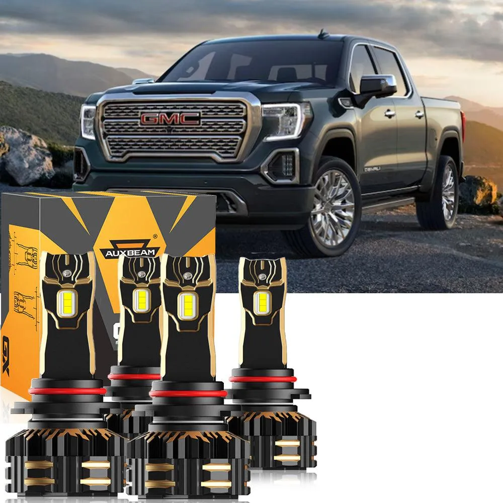For 2003-2006 GMC Sierra 1500 9005 LED Headlight Bulbs Bundle