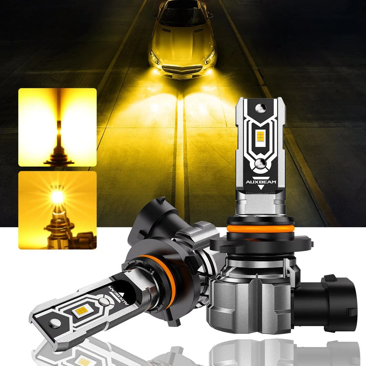 For 2005-2007 Ford Mustang GT H13 LED Headlight Bulbs