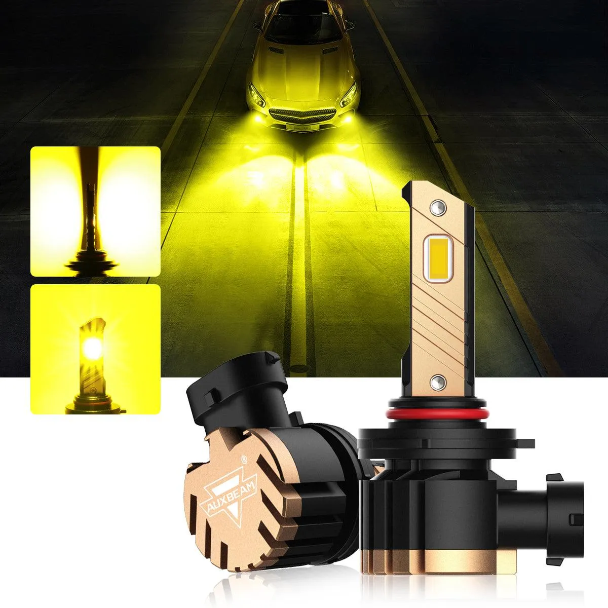 For 2005-2007 Ford Mustang GT H13 LED Headlight Bulbs
