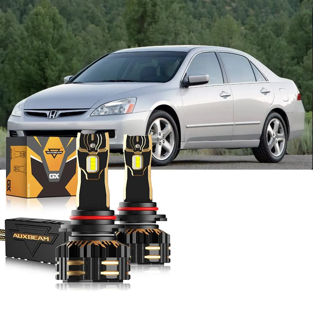 For 2006-2007 Honda Accord 9005 9006 LED Headlight Bulbs Bundle