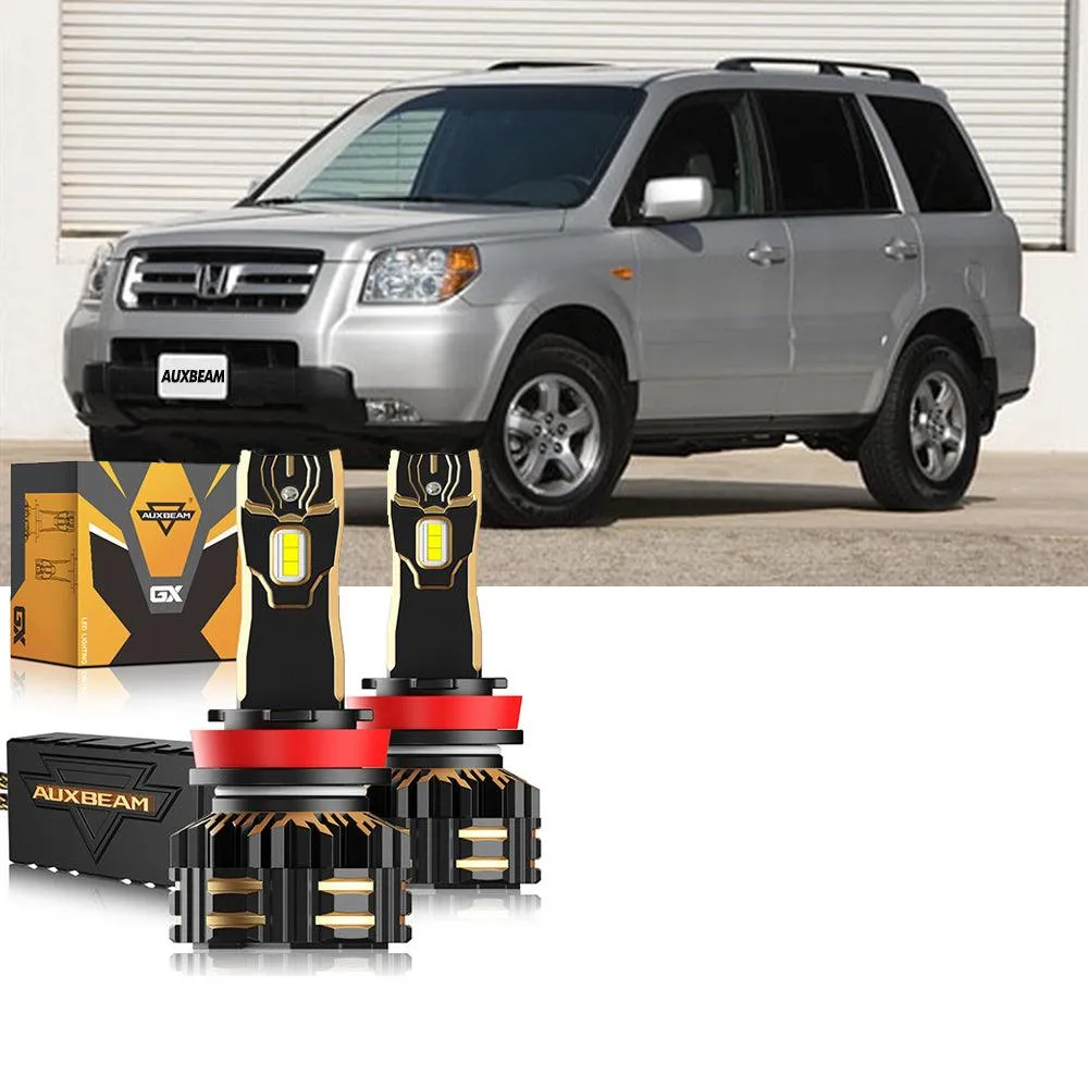 For 2006-2019 Honda Pilot 9005 H11 LED Headlight Bulbs Bundle