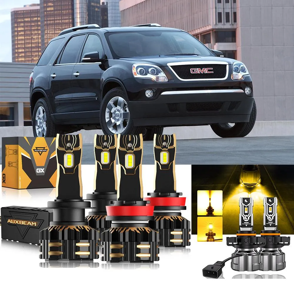 For 2007-2012 GMC Acadia D1S LED Headlight Bulbs Bundle