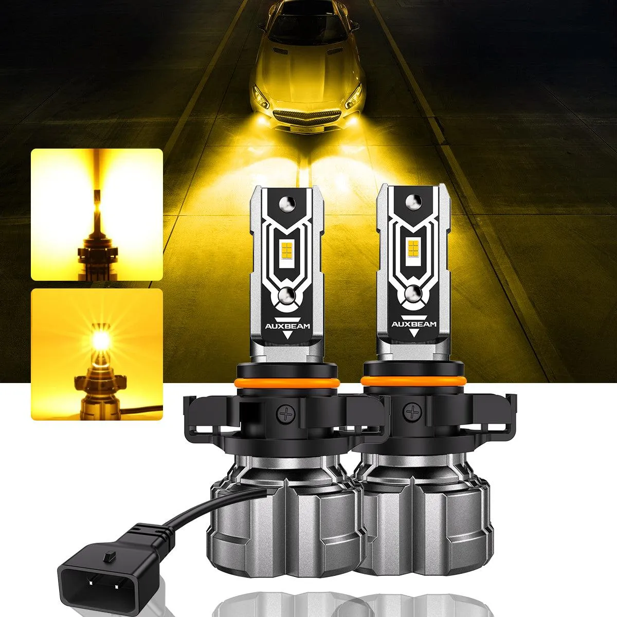 For 2007-2013 GMC Yukon XL 2500 H13 LED Headlight Bulbs